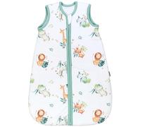 TupTam Saco de Dormir para Bebé sin Mangas 2,5 Tog, Safari (león, jirafa, elefante), 104-110