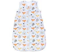 TupTam Saco de Dormir para Bebé sin Mangas 2,5 Tog, Zorro arcoíris con pie reversible, 92-98