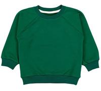 TupTam Sudadera Infantil Unisex Algodón Orgánico Suave y Transpirable, Llanura Verde Abeto, 152