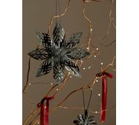 Tura adorno grande gris Navidad - Kenay Home