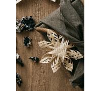 Tura adorno grande natural Navidad - Kenay Home