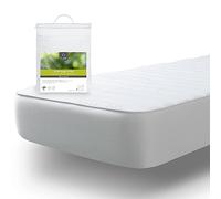Tural Cubrecolchón 80x200cm Acolchado Protector de Colchón Reversible Certificación Oeko-Tex Tacto Seda