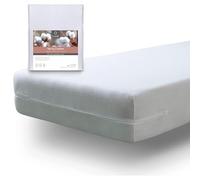 Tural Funda de Colchón 120x190/200cm Ajustable y Absorbente Tejido Elástico Certificación Oeko-Tex Rizo de Algodón