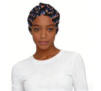 Turbante con estampado de fútbol americano para mujer, elástico, para la cabeza, talla única, estilo diario, elegante regalo