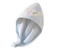 Turbante de pelo con forma de animal, tela absorbente de alta densidad, diadema elástica para mujeres y niñas, secado rápido, toalla de pelo para ducha y yoga