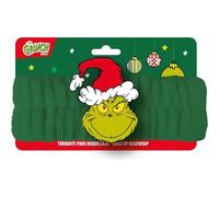 Turbante Maquillaje The Grinch | Banda Elástica Navideña para Skincare y Maquillaje con Diseño Festivo y Suave