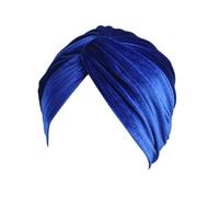 Turbante plisado para mujer, 1 pieza, turbante plisado a la moda, de terciopelo, para quimioterapia, gorro de quimioterapia, gorro elástico, turbante plisado a la moda, sombrero turbante para dormir,