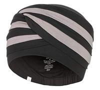 Turbante Shanti con bambú negro y marrón para mujeres con alopecia