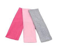 Turbantes para Mujer 3 bandas elásticas for el cabello de color sólido for mujeres y hombres, ideales for correr, fitness, deportes yoga(Color-04)