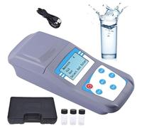 Turbidímetro portátil para comprobar la turbidez de líquidos, turbidímetro digital portátil, rango de medición de 0 a 1000 NTU, precisión de luz dispersa de 90° 0,01 con luz de fondo