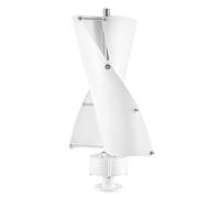Turbina eólica de eje vertical, 100 W, turbina eólica vertical, generador de turbina eólica con controlador, turbina eólica silenciosa, para casa, tienda, barcos, pabellones (12 V 100 W)