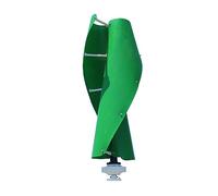Turbina Eólica De Eje Vertical 400w, 600w, 1000w, 12v, 24v, 48v, 96v, Con Controlador MPPT, Molino Viento For Uso Doméstico Amplias Aplicaciones(Green,WIND TURBINE_24V_600W)
