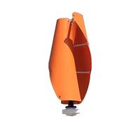 Turbina Eólica De Eje Vertical 400w, 600w, 1000w, 12v, 24v, 48v, 96v, Con Controlador MPPT, Molino Viento For Uso Doméstico Amplias Aplicaciones(Orange,WIND TURBINE_12V_600W)
