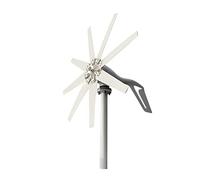 turbina eólica, Generador de turbina de energía eólica 2000w 12v 24v 48v 8 cuchillas con fuera de la red Mppt y controlador de carga híbrido for uso doméstico(Turbine Only,48V)