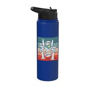 Turbina eólica humor diálogo conversación broma energía Stainless Steel Insulated Water Bottle