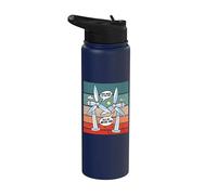 Turbina eólica humor diálogo conversación broma energía Stainless Steel Insulated Water Bottle