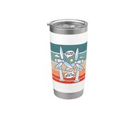 Turbina eólica humor diálogo conversación broma energía Vaso térmico de acero inoxidable de doble pared