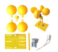 Turbina eólica para el hogar - Kit Generador Portátil Molino de Viento de Energía Compacto | Modelo Educativo Para Un Sistema De Energía Renovable, Dispositivo De Aprendizaje De Ciencias Naturales