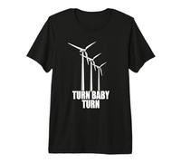 Turbina Eólica Turn Baby Turn energía Eólica Electricidad Camiseta Premium