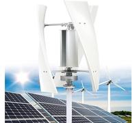 Turbina Eólica Vertical Kit Completo,Generador Viento Jardín Instalacion Eolica Domestica Aerogenerador Eolico Trifásico AC Turbina Eólica de Viento Vertical con Controlador(20000W,48V)