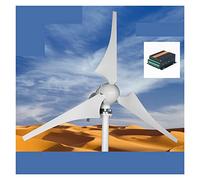 Turbinas eólicas, Generador de turbinas de viento 60 0w 800w 1000w New Energy Horizontal Wind Turbine Generator 12V 24V 3/5 Blades Windmill Free Mppt Controlador(Hybrid Control,12V,6)
