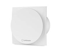 Turbionaire MIO 100 LL-TW Extractor de Baño 100 mm, Con temporizador, Motor con rodamiento de bolas, Blanco, Ventilación estándar, Para baño, Cocina, Válvula de no retorno, Protección IPX4