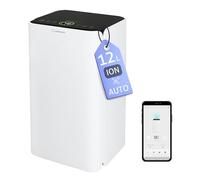Turbionaire Senso N12 WIFI, Deshumidificador 12L/dia, Purificación por ionización, Silencioso, Modo ropa, Temporizador 24 h, Auto-restart, Desagüe continuo, antihumedad, moho, condensación