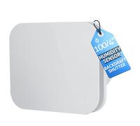 Turbionaire Trend 100 HWM Extractor de Baño 100 mm, Sensor de humedad, Blanco matte, Válvula de no retorno, Silencioso, IPX4, Aspiración perimetral, Extracción, Garantía de 3 años