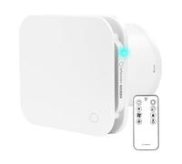 Turbionaire Trend Plus 100 mm Extractor para Baño, Mando a Distancia, Multifunción, 22dB, máx. 5.7 W, 7 velocidades + boost, Garantía de 3 años, Válvula de retención, Temporizador, Silencioso