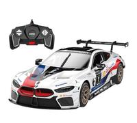 TURBO CHALLENGE - BMW M8 GTE - RC Prestige - 095621 - Ferngesteuertes Auto - Weiß - 1/18 - Kunststoff - Kinderspielzeug - Geschenke - Geburtstag - Offizielle Lizenz - AB 8 Jahren