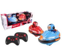 TURBO CHALLENGE - Caja de 2 Vehículos - Autos de Choque - Coche Controlado por Radio - Azul y Rojo - Listo para Rodar - Plástico - Juguete para Niños - Regalos - Cumpleaños - A Partir de 5 años