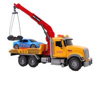 TURBO CHALLENGE - Camión Grua - City - 092574-1/20 - Listo para Rodar - Pilas Incluidas - Vehículo de Fricción - Amarillo - Plástico - Juguete para Niños - Regalos - Cumpleaños - A Partir de 3 años
