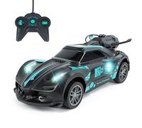 TURBO CHALLENGE - City Light - Vaporize - 1/20-097727 - Coche de Control Remoto - Negro - Listo para Usar - Opción de Humo - Batería Recargable y Pilas Incluidas - Plástico - A Partir de 6 años