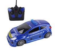 TURBO CHALLENGE - Coche - Gendarmería - 099207 - Coche de Control Remoto - Azul - 1/24 - Pilas no incluidas - Plástico - Juguete para niños - Regalo - A partir de 6 años