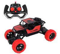 TURBO CHALLENGE - Coche Racing - Turbo Crawler - Rojo - 098415 - Radiocontrolado - Escala 1/18 - Pilas Incluidas - Metal - a Partir de 4 años