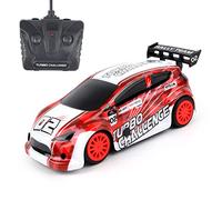TURBO CHALLENGE - Coche - Rally Extremo - 099316 - Coche de Control Remoto - Rojo - 1/28 - Pilas no Incluidas - Plástico - Juguete para Niños - Regalo - A Partir de 4 años