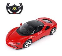 TURBO CHALLENGE - Ferrari SF90 Stradale - RC Prestige - 095615 - Coche de Control Remoto - Negro - 1/14 - Pilas no Incluidas - Plástico - A Partir de 6 años