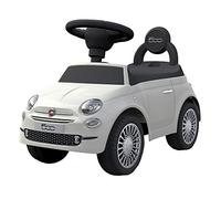Turbo Challenge - Fiat 500 - Andador - 119091 - Ruedas Libres - Blanco - Máximo 25 kg - Plástico - Pilas no Incluidas - Juguete para niños - Regalo - A Partir de 12 Meses