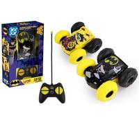 TURBO CHALLENGE - Flip Batman Vs Robin - Licencia Oficial DC Batman - Truco - 096644 - Coche Control Remoto - Amarillo - Plástico - Juguete para Niños - Regalo - Doble Cara - A Partir de 3 años