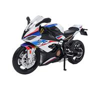 TURBO CHALLENGE - Moto BMW S1000RR Escala 1/2-029921 - Color Rojo, Blanco y Azul - 20 cm - Metal - A Partir de 3 años
