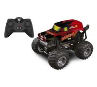 TURBO CHALLENGE - Smashroar TC10 - Monstruo Extremo - 1/20-095362 - Coche Teledirigido - Rojo - Listo para Usar - Opción de Trompo - Batería Recargable y Pilas Incluidas - A Partir de 6 años