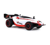 TURBO CHALLENGE- Turbo Challlenge 099646-Coche radiocontrolado-Frecuencia 2,4 GHz-Listo para Montar-Escala 1/24-Pilas no Incluidas-A Partir de 4 años, Color Rojo y Blanco (MGM 99646)