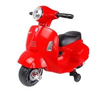 TURBO CHALLENGE - Vespa GTS - Portador Eléctrico - 119152 - Scooter - Rojo - Listo para Rodar - Máximo 25Kg - Plástico - Baterías Recargables - A Partir de 24 Meses