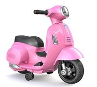 TURBO CHALLENGE - Vespa GTS - Portador Eléctrico - 119153 - Scooter - Rosa - Listo para Rodar - Máximo 25Kg - Plástico - Baterías Recargables - A Partir de 24 Meses
