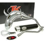 Turbo de escape Kit bufanda RQ cromo para Derbi Senda Drd (06 de)