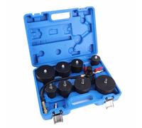 Turbo de fugas Tester Kit Supermeter Boost prueba de fugas con 4 pares adaptadores para vehículos Turbo