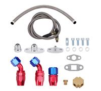 Turbo drenaje de aceite Línea de aceite Kit for T3 T4 T04E T70 10AN Fitting NEW