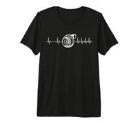 Turbo Heart Beat Car Slow 2 Fast Race Car Racing Boost EWG Camiseta Premium