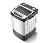 Turbo - Lavadora y secadora giratoria 2 en 1-6,5 kg para el hogar, viajes, camping, lavadora y secadora portátil compacta y ligera para el hogar, viajes, camping