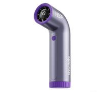Turbo Mini ventilador de mano, recargable con 20000 RPM para un alivio rápido del calor (negro)